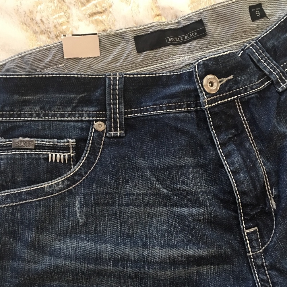 Buckle Black Jeans